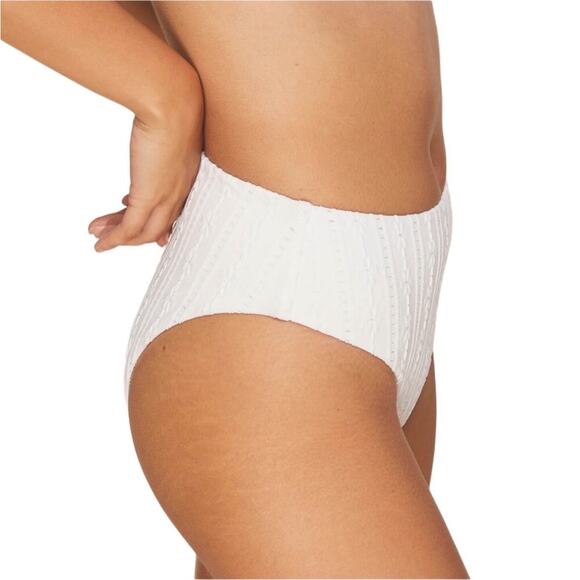 ANDIE Swim Bottom Women Sz M Eyelet 90’s Cottagecore Y2K Retro Boho Chick NWT - Picture 2 of 9